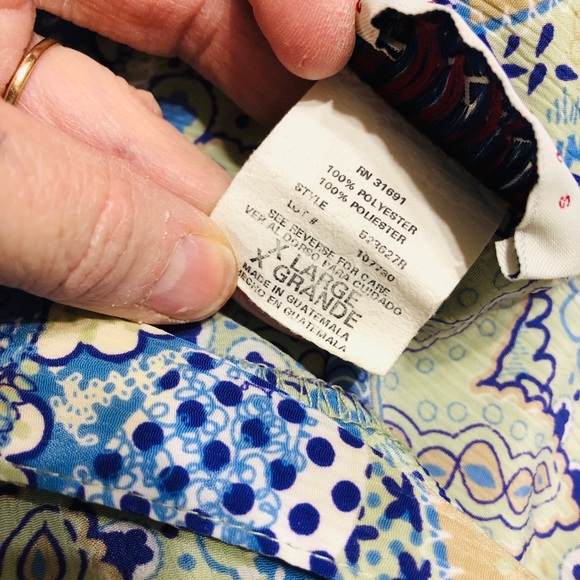 Paisley Floral Button Down Shirt - Picture 4 of 5